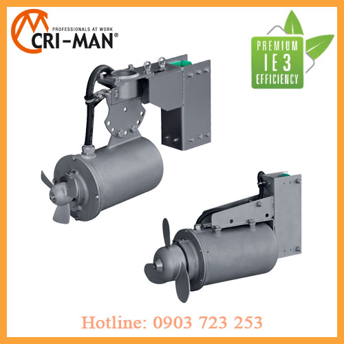 Máy khuấy chìm inox316 Model: TBX/E động cơ IE3 Máy khuấy chìm inox316 Model: TBX/E động cơ IE3