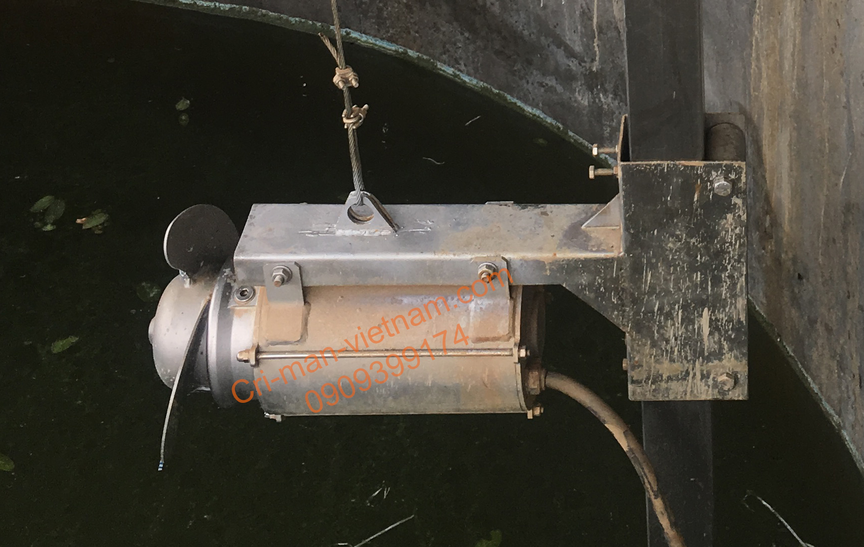 Máy khuấy chìm inox316 Model: TBX/E động cơ IE3 máy khuấy chìm TBX 3 kw