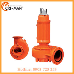 Bơm cánh cắt PS250 CRI-MAN công suất lớn – Bơm bùn và phân chăn nuôi hiệu quả